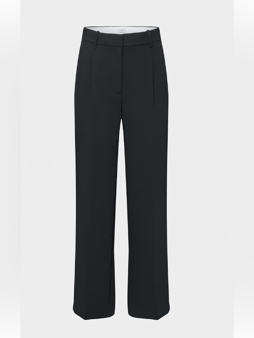 Aritzia Wilfred Black The Effortless Pant Wide Leg Trousers 10 Short; like 10P